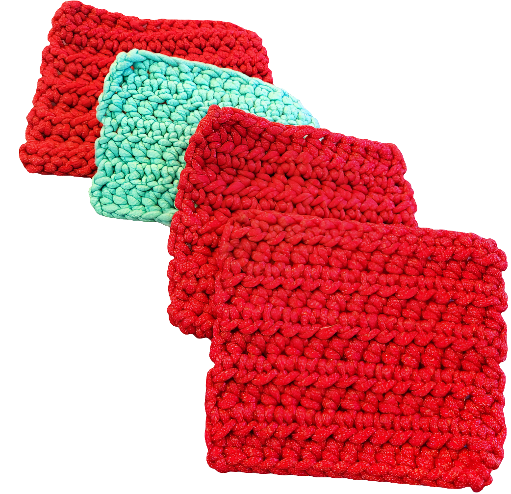Dish scrubby/body exfoliator