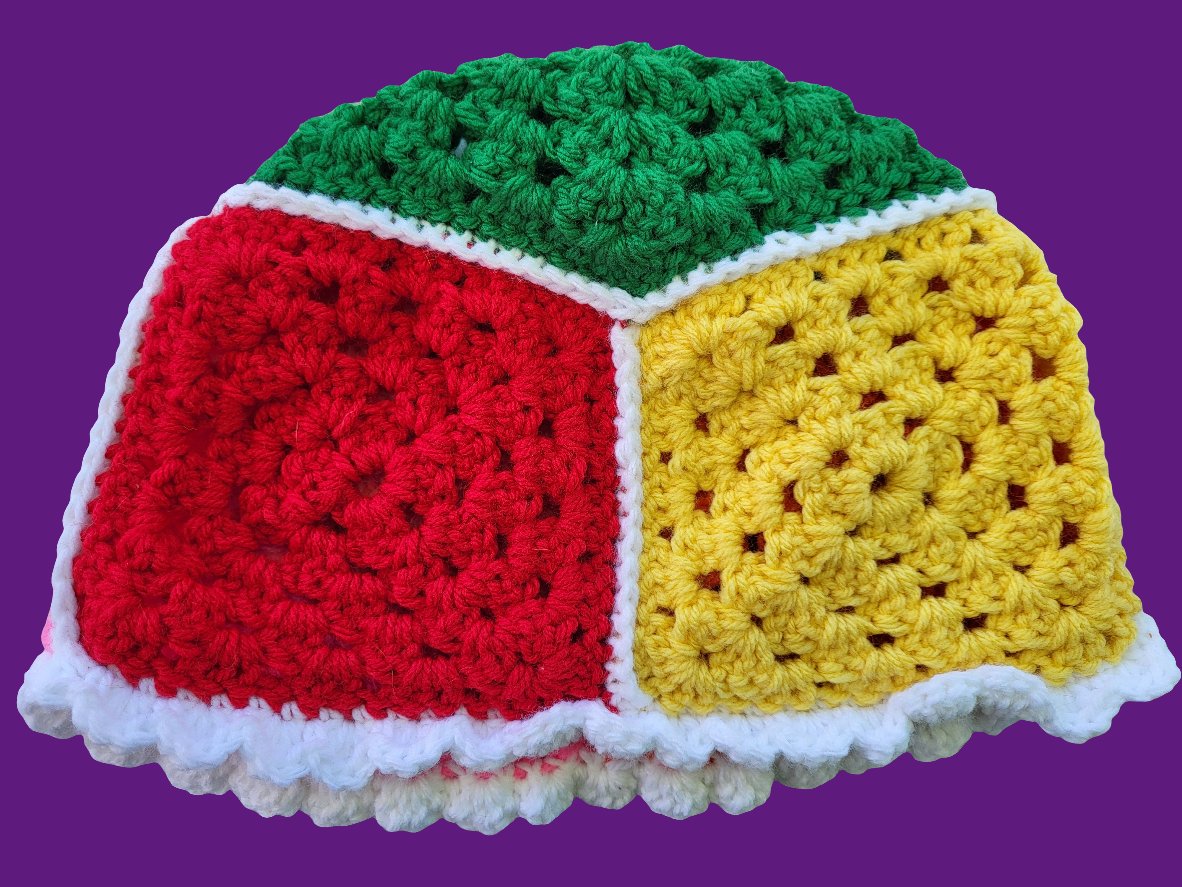 Granny square hat - Adult