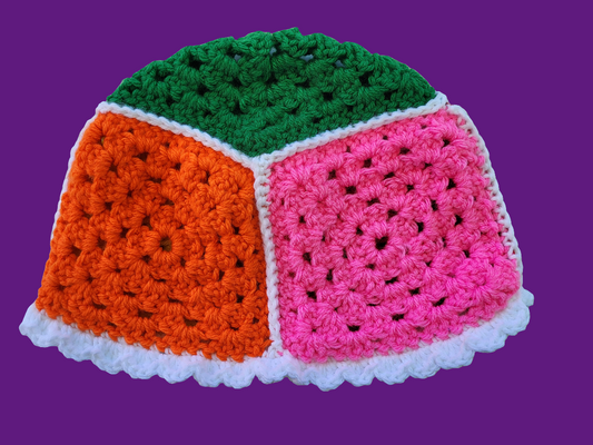 Granny square hat - Adult
